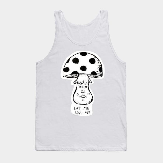 Eat Me Mushroom Tank Top by O. Rae